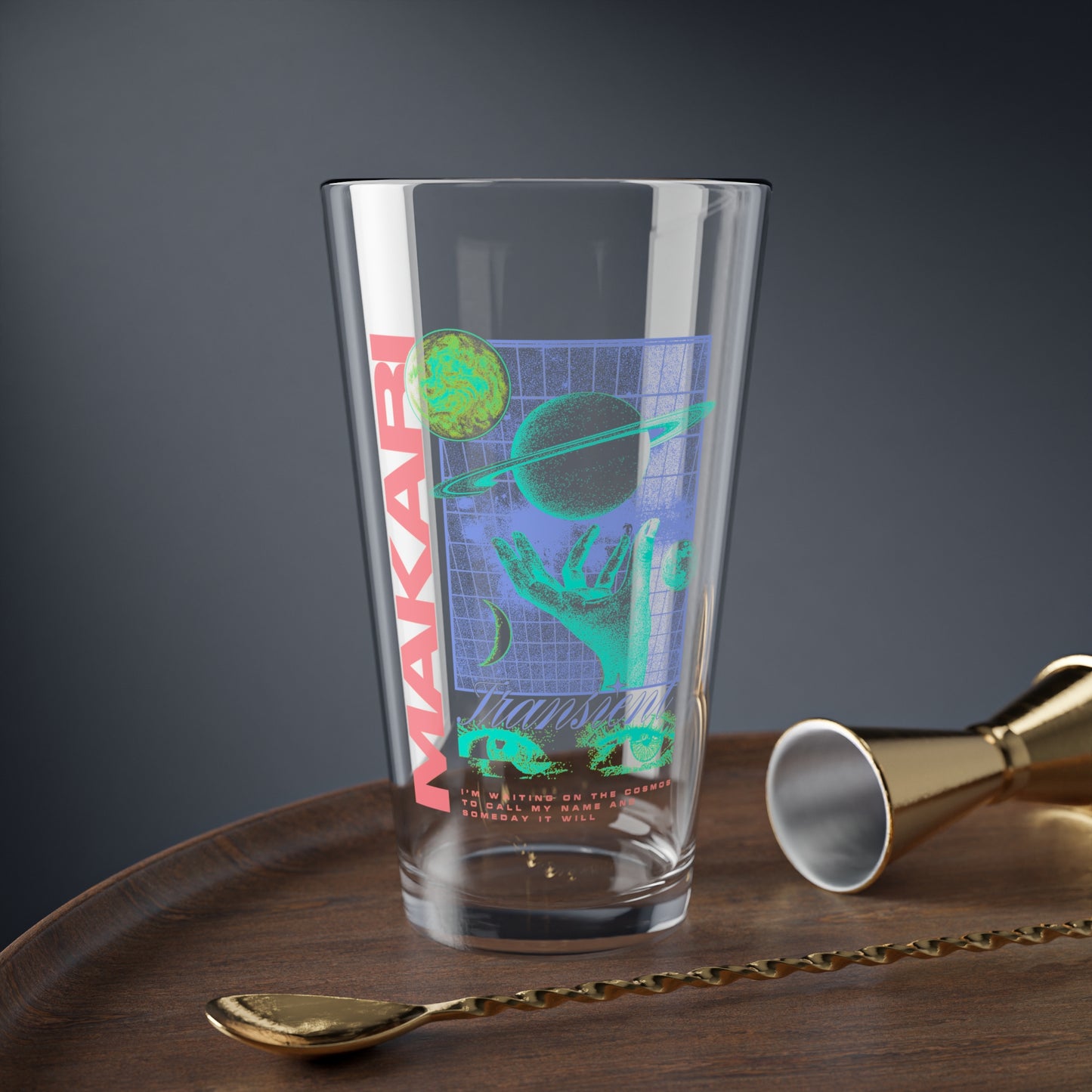 "Transient" Mixing Glass, 16oz
