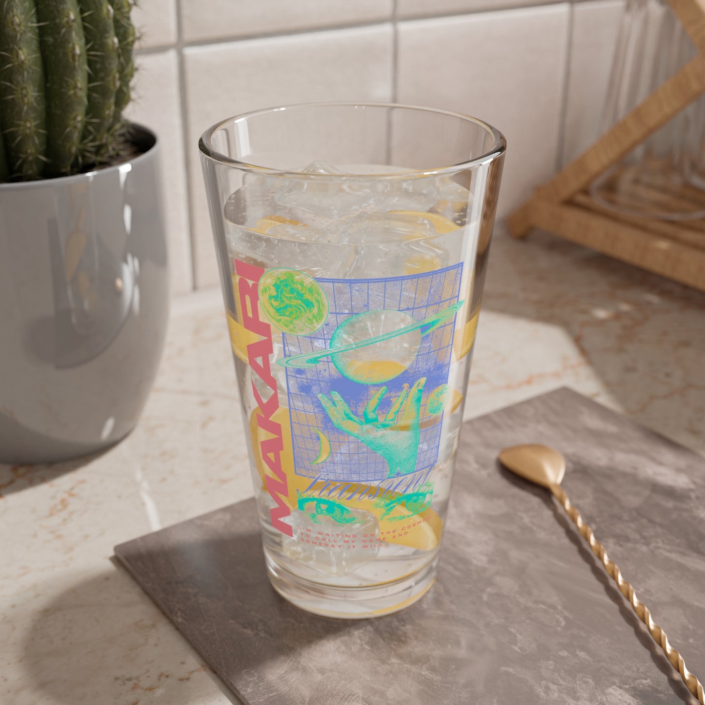 "Transient" Mixing Glass, 16oz