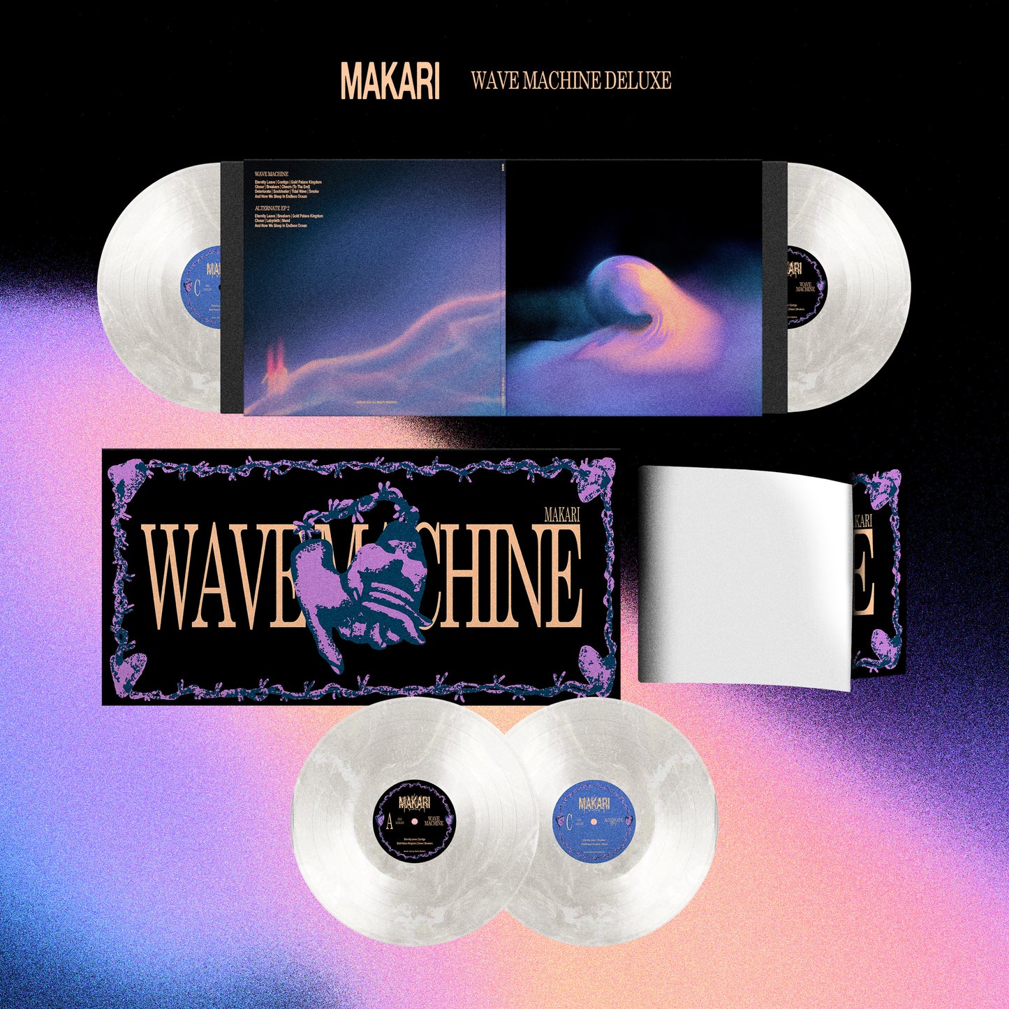 Wave Machine + Alternate EP 2 Deluxe Double Vinyl + Poster