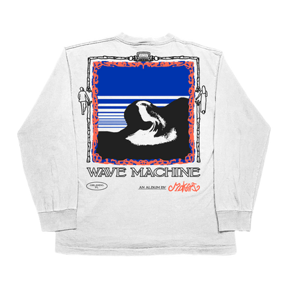 Wave Machine Long Sleeve - White Pre-Order
