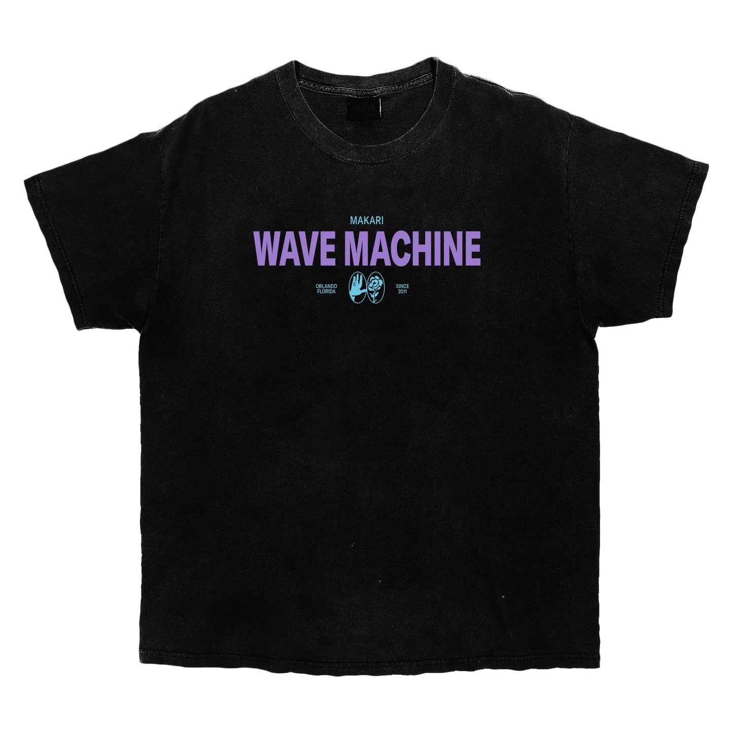 Makari - Wave Machine Black Tee
