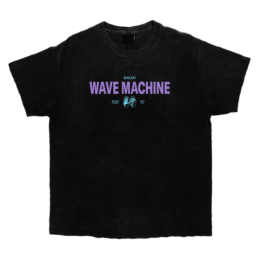Makari - Wave Machine Black Tee